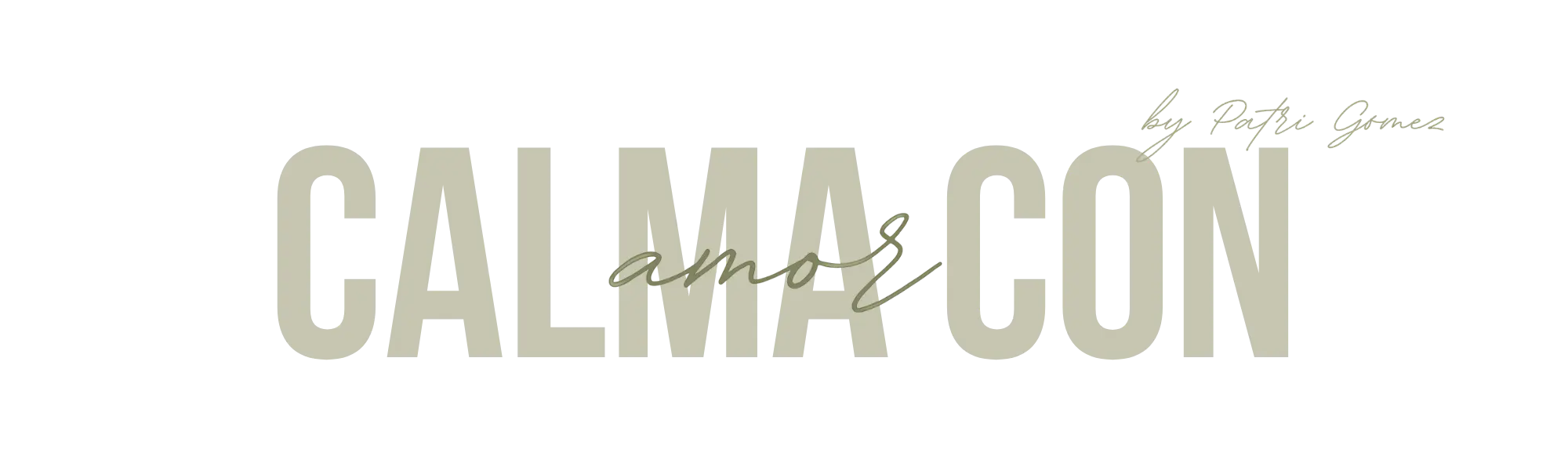 Logotipo Calma con amor