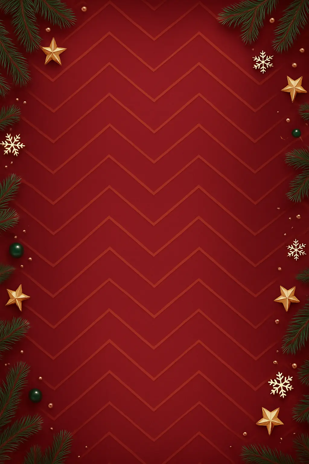 Fondo navideño con motivos invernales en Los Navalmorales