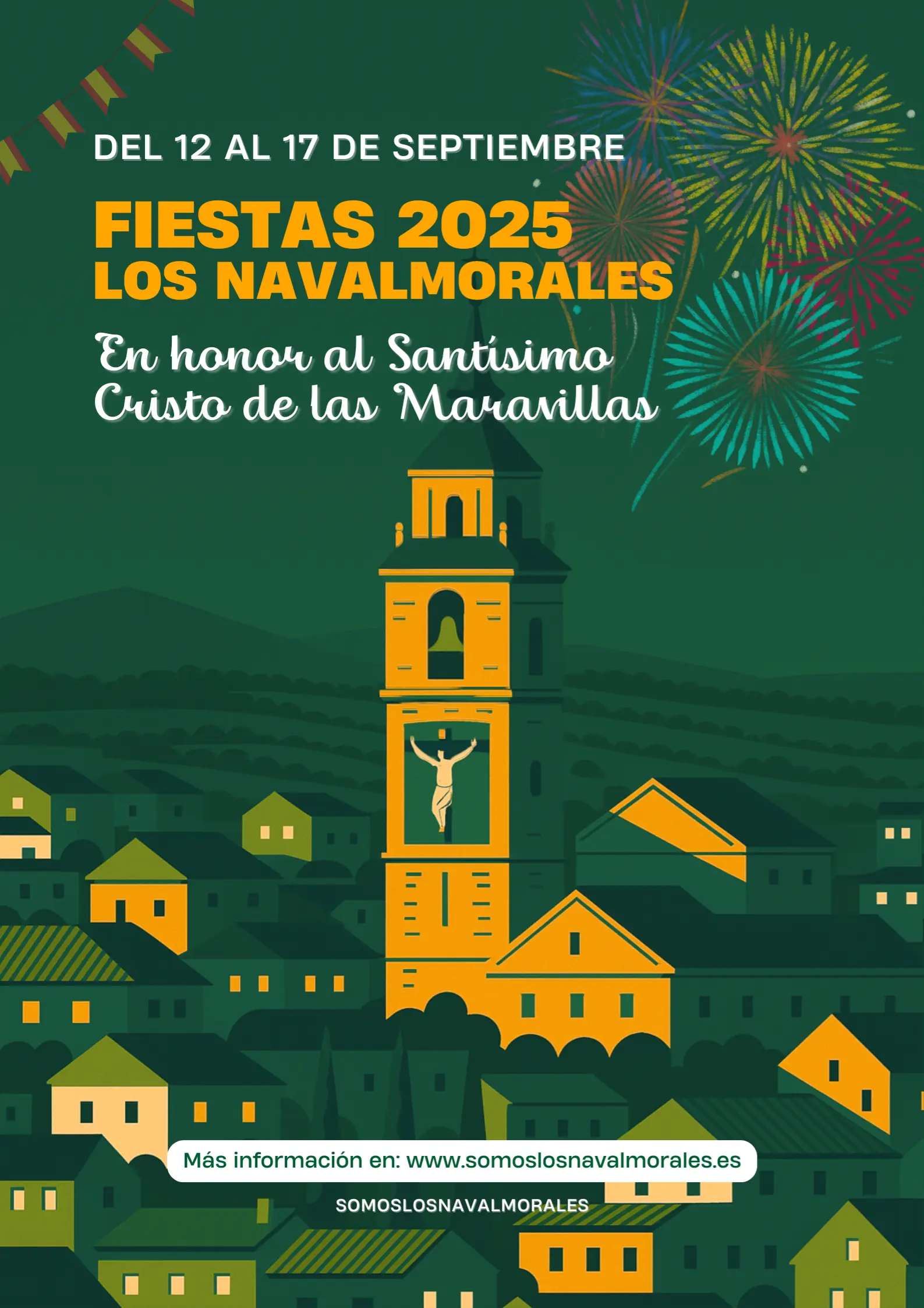 Cartel especial de las Fiestas 2025 en Los Navalmorales – Proyecto Somos Los Navalmorales