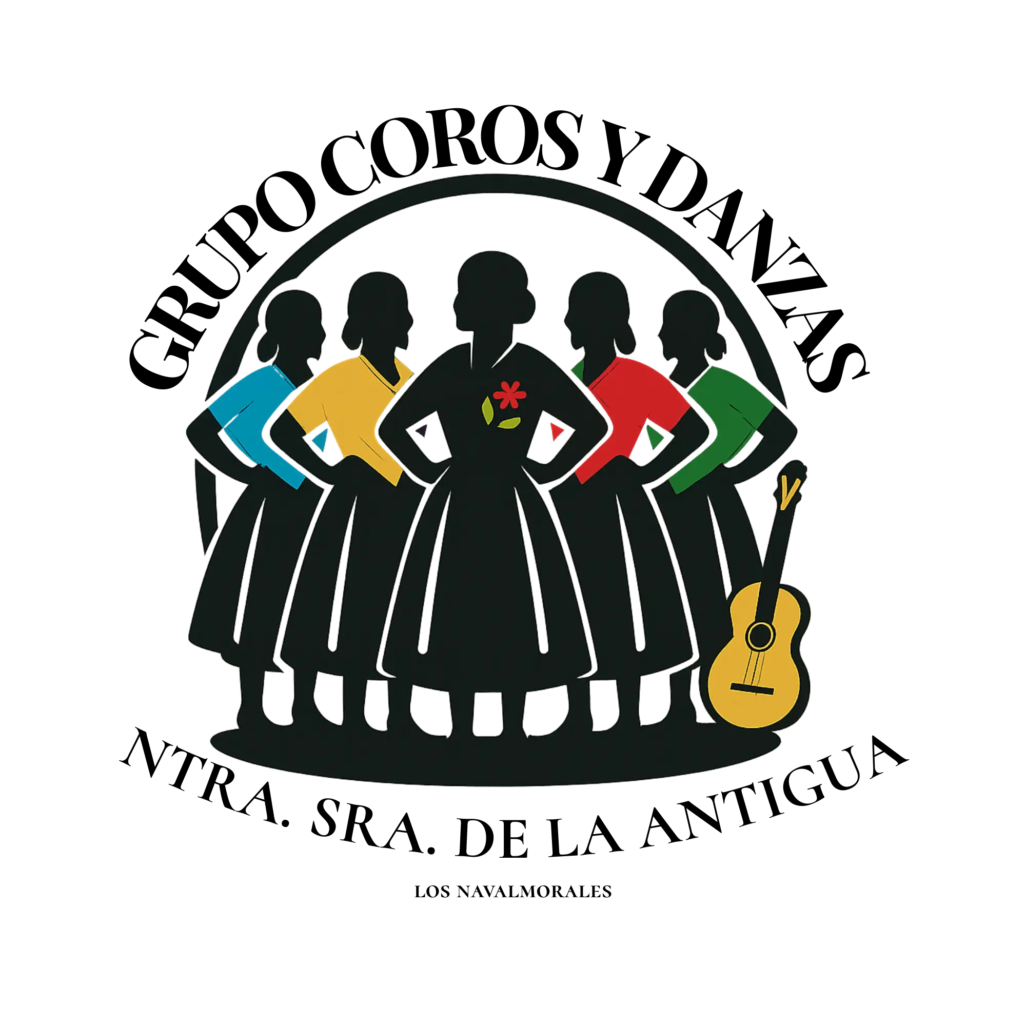 Logotipo Coros y Danzas Virgen de la Antigua