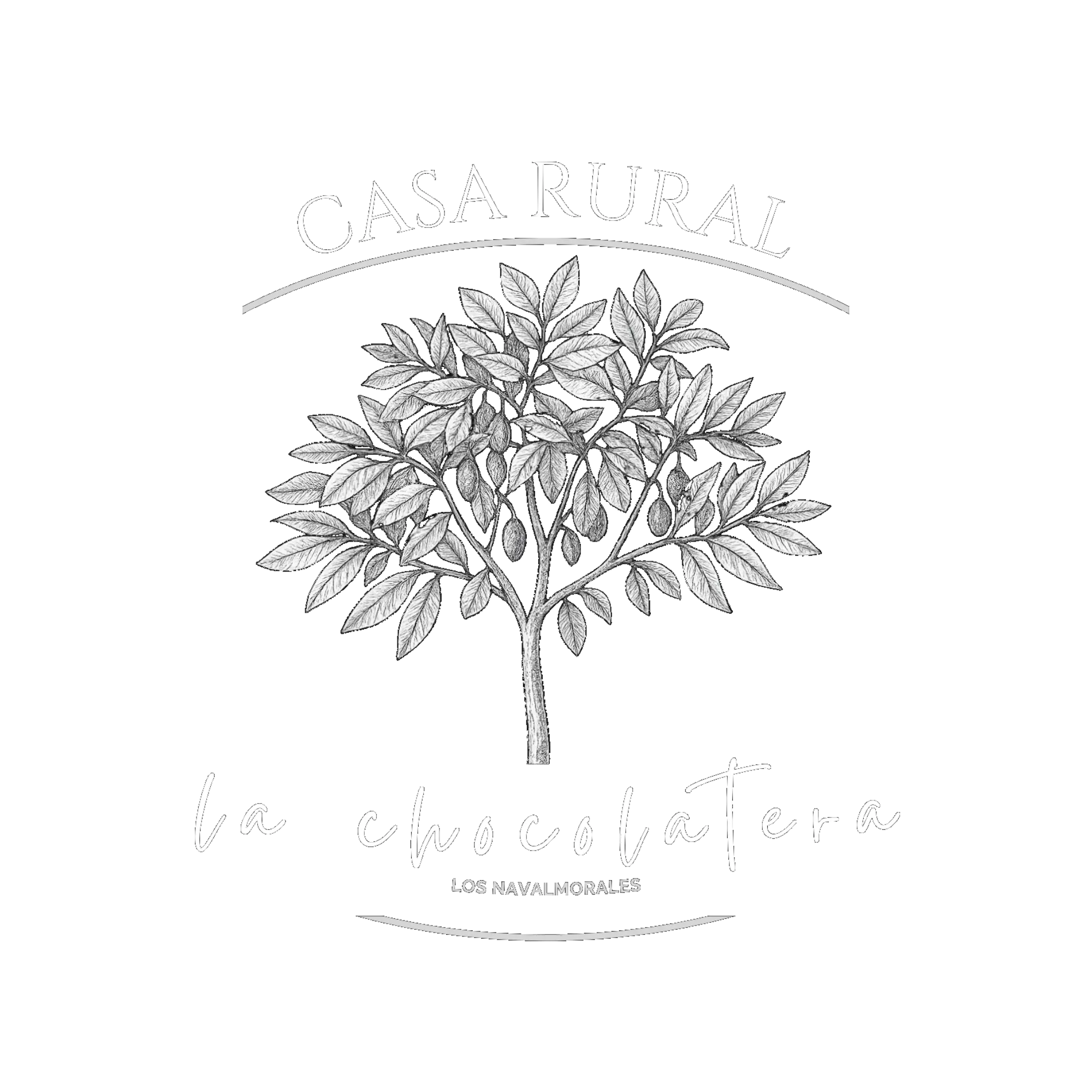 Logotipo de La Chocolatera, casa rural en Los Navalmorales